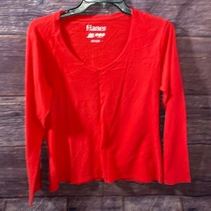 Hanes Live Love Color Long Sleeve Shirt